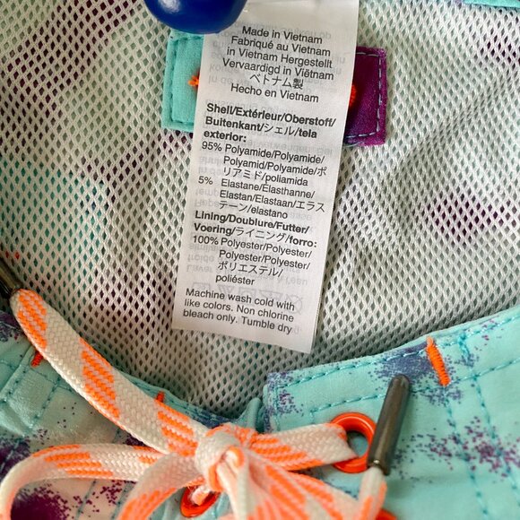 J. Crew Crewcuts Slim Fit Tie Dye Swim Trunks Size 7 - Picture 9 of 13